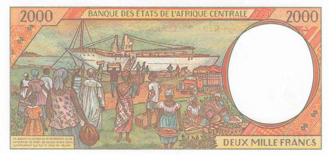 2000 Francs Kongo Republik p.103Ch 2002